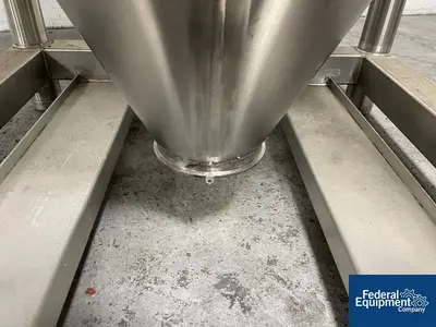 USED Custom Powder Systems 50 Cu Ft Custom Powder Systems Bin, S/S
