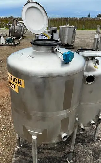 Tank, 50 Gallon, Stainless Steel, CIP Tank, Dish Top #S744978