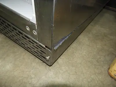 Used Continental Used 32" Continental UC32-GD Under Counter Commercial Refrigerator with Glass Door Undercounter Refrigerators Illinois US | Falcon Restaurant Supply #1376451