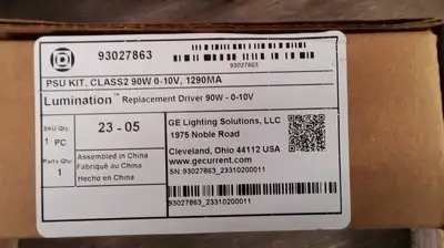 Used GE GE Ultramax Programmable LED Driver 93027863 DC Power Supplies US | Infinity wholesale & Supply LLC #1305651