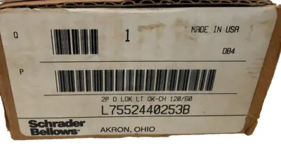 NEW SCHRADER BELLOWS L7552440253B PNEUMATIC VALVE