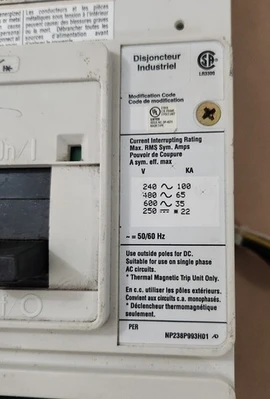 USED Eaton HKD3400F