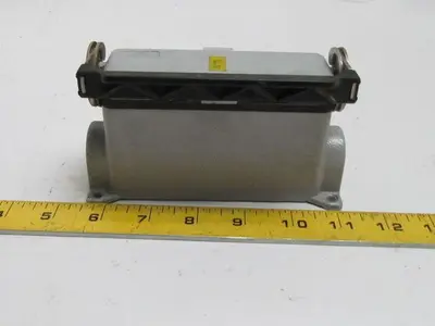 ILME 24-Pin Female Connector Plug Single Lever Housing w/Cover 16A 600V 3/4 NPT