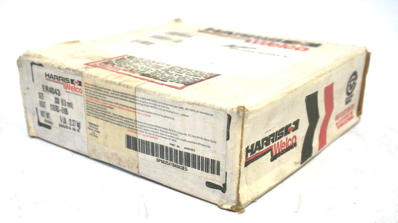 NEW HARRIS WELCO ER4043 WELDING WIRE 5LB