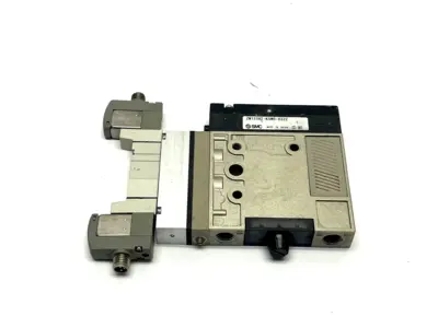ZM131HT-K5WO-X322 | SMC  Vacuum Generator w/ SYJ3430-5WO Solenoid Valve - For parts or not working