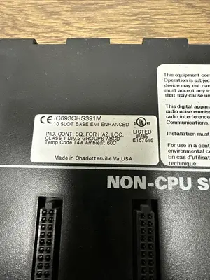 Used GE FANUC IC693CHS391M Industrial Controls Ohio US | Surplus Asset Holdings #1399407