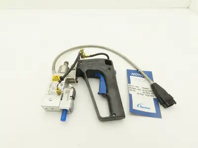 Nordson 234897 FP200 EX Hot Melt Glue Dispenser Applicator Gun w/Hose 240V