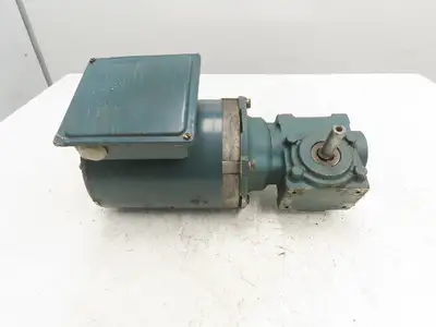 Dodge Reliance 1/3Hp Gearmotor 15:1 Tigear 2 Reducer 117 RPM RH 56C 460V 3PH