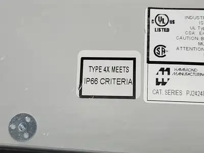 NEW HAMMOND MANUFACTURING PJ24248RL