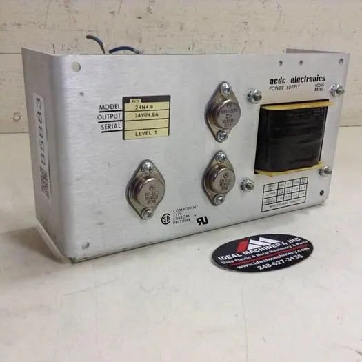 Used ACDC ECV 24N4.8 Power Supplies Michigan US | Ideal Machinery #592934