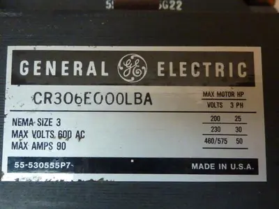 USED GENERAL ELECTRIC CR306E000LBA