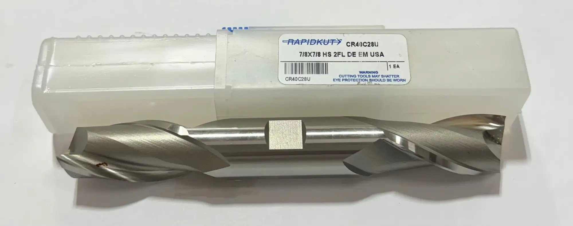 RapidKut 4mm Carbide Ball Nose End Mill 4 Flute Tin Coated USA Made