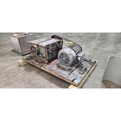Used 10HP Industrial Plastic Granulator Knife Shredder - 8" dia. X 16W