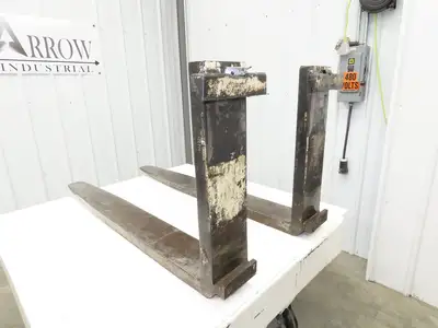 Kenhar K551 6x47.5" Class 3 Steel Forklift Forks 20" Carriage 8000 lb 1-Pair