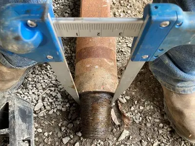 Used AFTERMARKET 5.75” X 43” CABLE TOOL DRILLING CHISEL BIT Drills Pennsylvania US | East West Machinery & Drilling #1417222