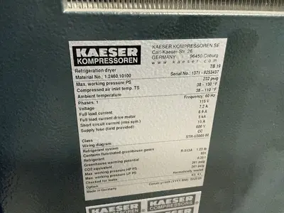 Used 2023 KAESER TB19 Refrigerated Air Compressor Dryers Ohio US | HGR 24 #1315153