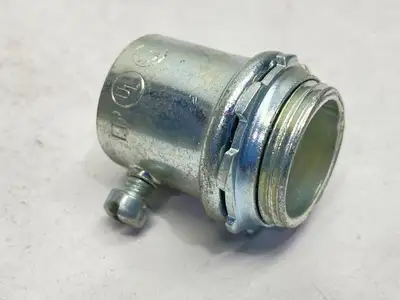 USED HALEX 3/4" SET-SCREW EMT CONDUIT CONNECTOR LOT OF 17