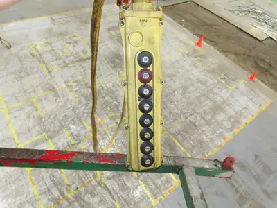 Cleveland Tramrail P&H 5 Ton Single Girder Underhung Bridge Crane 28' Span