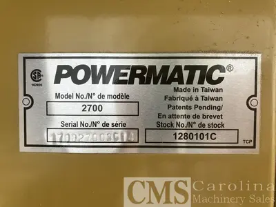 USED POWERMATIC 2700 SHAPER WITH POWER FEEDER