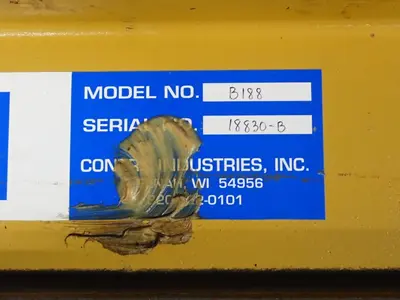USED CONTRX INDUSTRIES B188