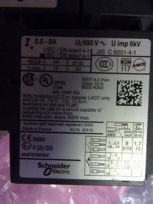 USED Telemecanique LC1 D09 Contactor WITH LRD 12