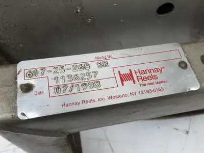 Hannay Reels 818-23-24-B-VR Retractable Industrial Water Hose Reel 1/2" Lot Of 2