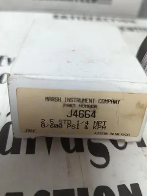 New | in-Stock MARSH J4664 Universal Pressure Meters | Surplus Asset Holdings #1217231