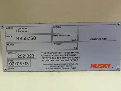 Used HUSKY 2296147 Injection Molding Parts Michigan US | Ideal Machinery #1232008