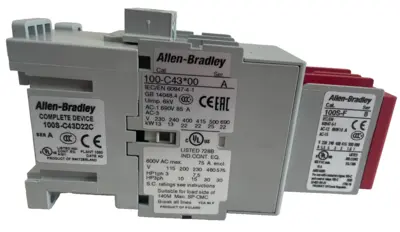 A / B 100S-C43D22C SAFETY CONTACTOR SER. A 100SC43D22C NEW, SURPLUS