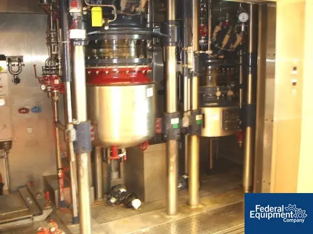 Used R&M Italia 160 Liter R & M Italia Glass Lined Reactor Set Reactors Ohio US | Federal Equipment Company #129249