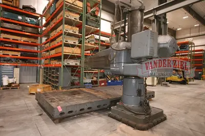 Carlton 8’ x 19” Radial Drill, Lever Shift