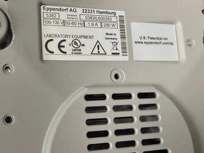 Used Eppendorf 5382 Temperature Control and Mixing Instruments Missouri US | BioLabTek #1311556