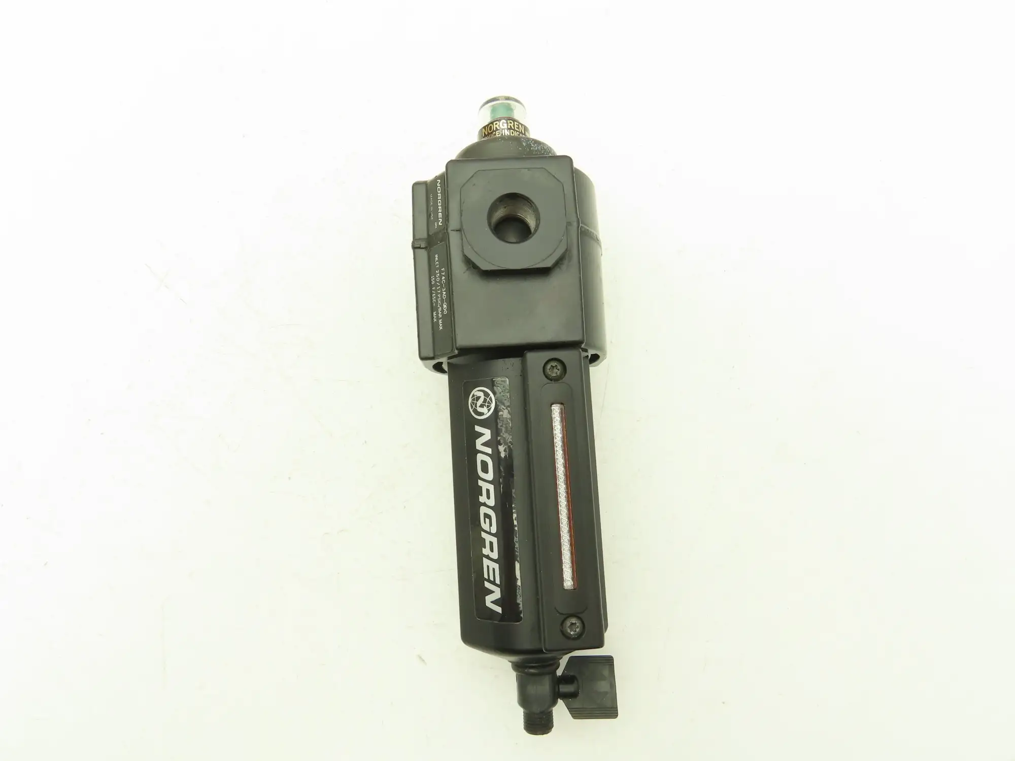Norgren F74C-3AD-QD0 Pneumatic Air Line Filter 3/8"PTF 250PSI Drain Valve