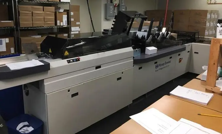 Used PITNEY BOWES INSERTER MACHINE ZX0U Mail Folding & Inserting Machines Nevada US | Dawson Machinery #445577