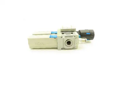 Festo MS4-LFR-1/4-D7-E-R-M-AS 1/4" Air Line Filter Regulator Lubricator Combo