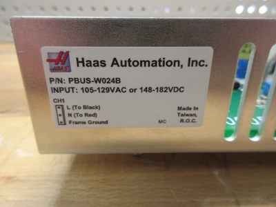 USED USED HAAS PARTS AND TOOLING HAAS PBUS-W024B LOW VOLTAGE POWER SUPPLY