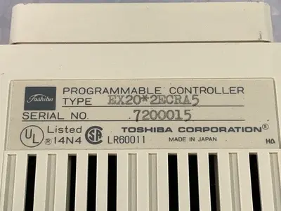 Used TOSHIBA EX20*2ECRA5 Programmable Logic Controllers Ohio US | HGR 24 #1415110