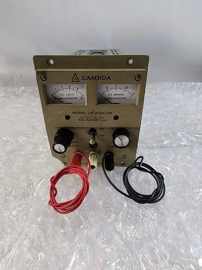 LAMBDA LP-410-FM PORTABLE BENCHTOP POWER SUPPLY
