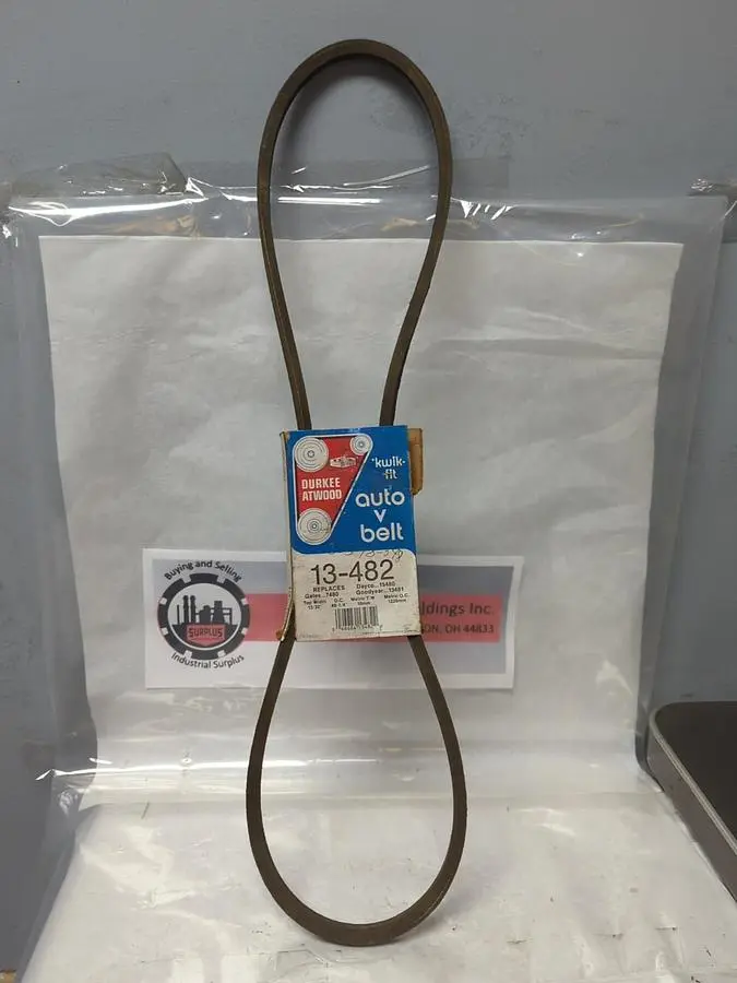 New | in-Stock DURKEE ATWOOD 13-482 Belts Ohio US | Surplus Asset Holdings #1225503