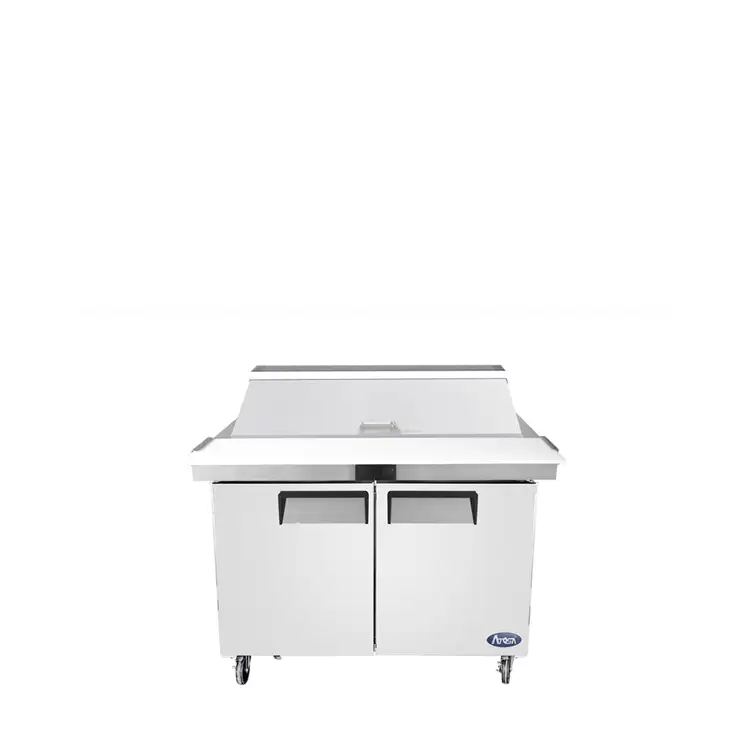 New | in-Stock Atosa New Atosa MSF8306GR 48″ Refrigerated Mega Top Sandwich Prep. Table 115V Food Prep Tables Illinois US | Falcon Restaurant Supply #1375624