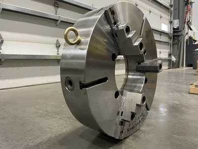 Samchully 24″ Three Jaw Scroll Chuck, 10.8″ Bore – NEW