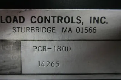 USED LOAD CONTROLS PCR-1800 SENSOR FIXED MOTOR PCR1800