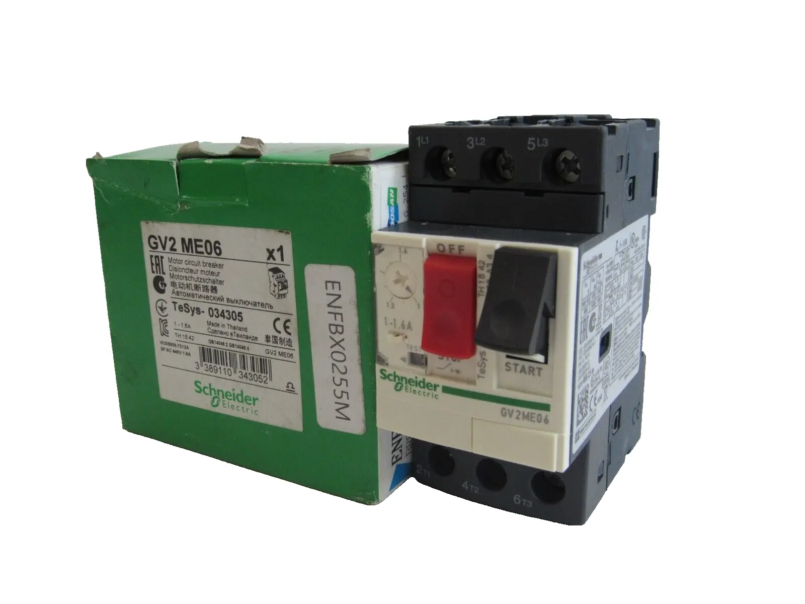 NEW SCHNEIDER ELECTRIC GV2 ME06 CIRCUIT BREAKER GV2ME06