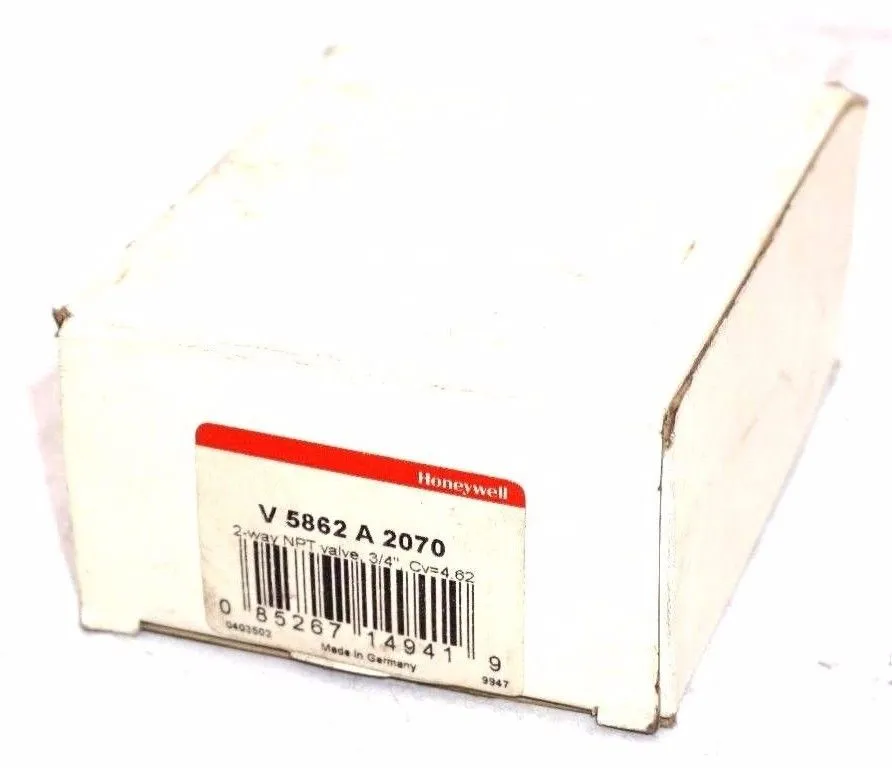 NEW HONEYWELL V5862A2070 2-WAY NPT VALVE 3/4"