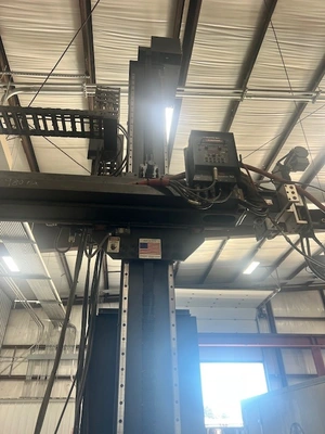 USED LINCOLN ELECTRIC SUB ARC MANIPULATOR SYSTEM W/ PANDJIRIS S-160 & LINCOLN ELECTRIC 1000 SD POWERWAVE POWER SOURCE