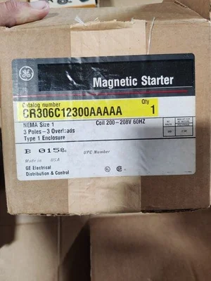 USED GE GENERAL ELECTRIC CR306C002 NEMA