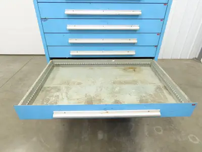 Nu-Era Modular Tool Storage Cabinet 10 Drawer 45x28x61" Stanley Vidmar Lista