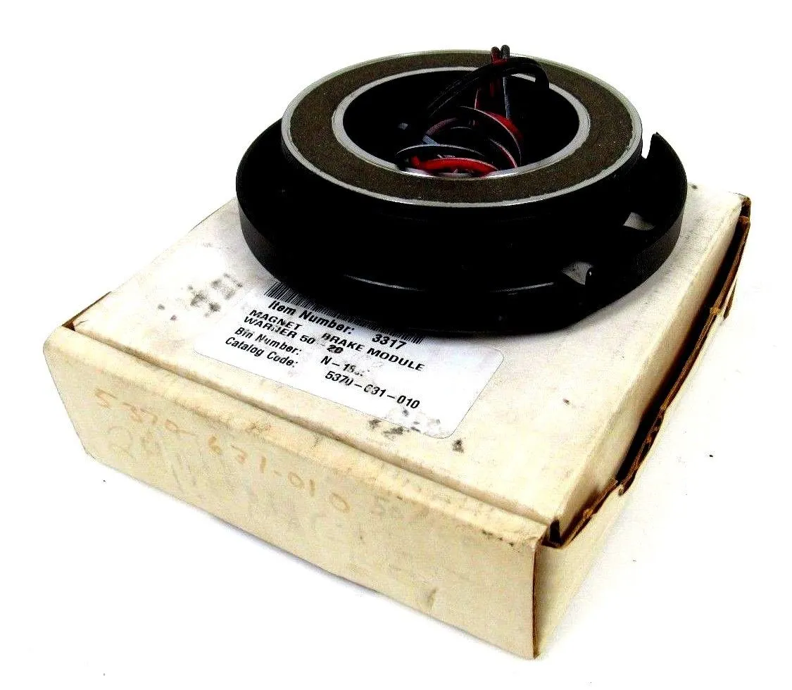NEW WARNER ELECTRIC 5370-631-010 MAGNETIC BRAKE MODULE 5370631010