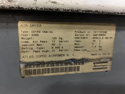 USED ATLAS COPCO GA55VSD