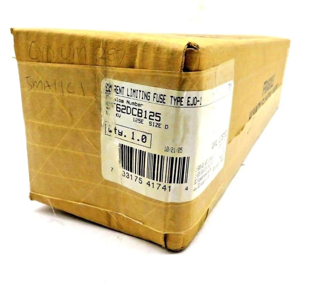 NEW SEALED GENERAL ELECTRIC EJ0-1 CURRENT LIMITING FUSE EJ01